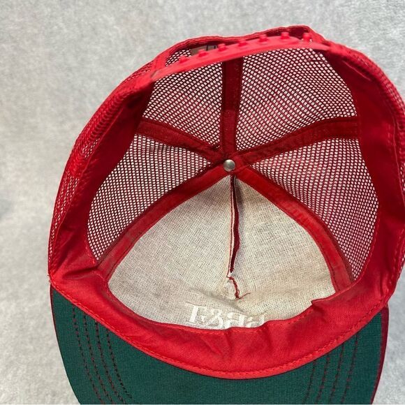 Vintage BB&T Trucker Hat Adult Red Mesh Snapback Banking Bank Americap USA Made - Picture 8 of 10